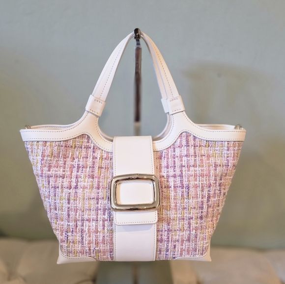 NWT Roger Vivier Choc Mini Shopping Bag - Picture 1 of 16